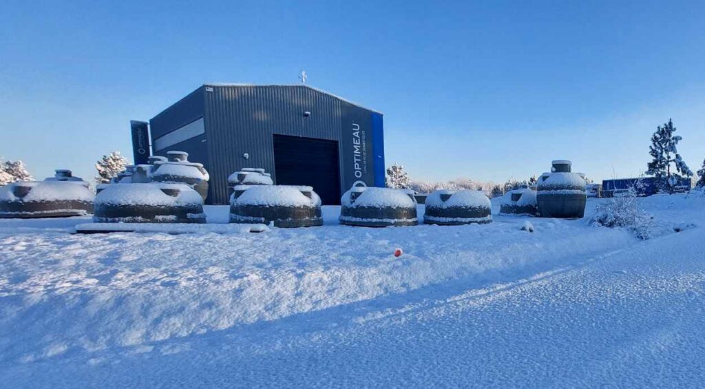 Entreprise Optim Eau sous la neige