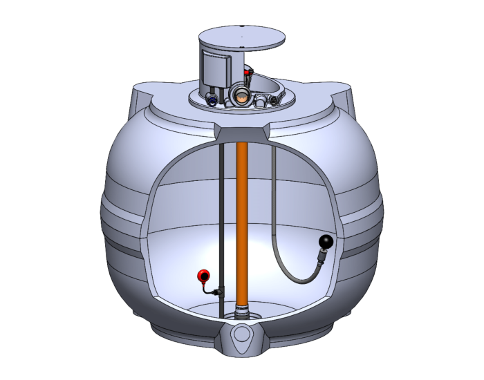 Cuve bulle récupération d'eau de pluie 7000L - Optim Eau